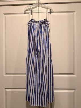 Madewell Blue & White Striped Maxi dress